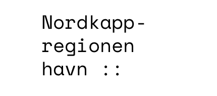 Nordkappregionen havn logo